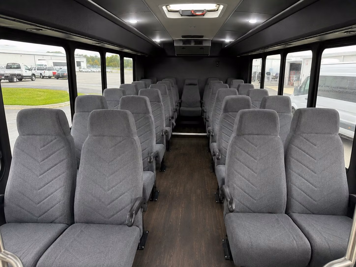 15 passenger minibus inside