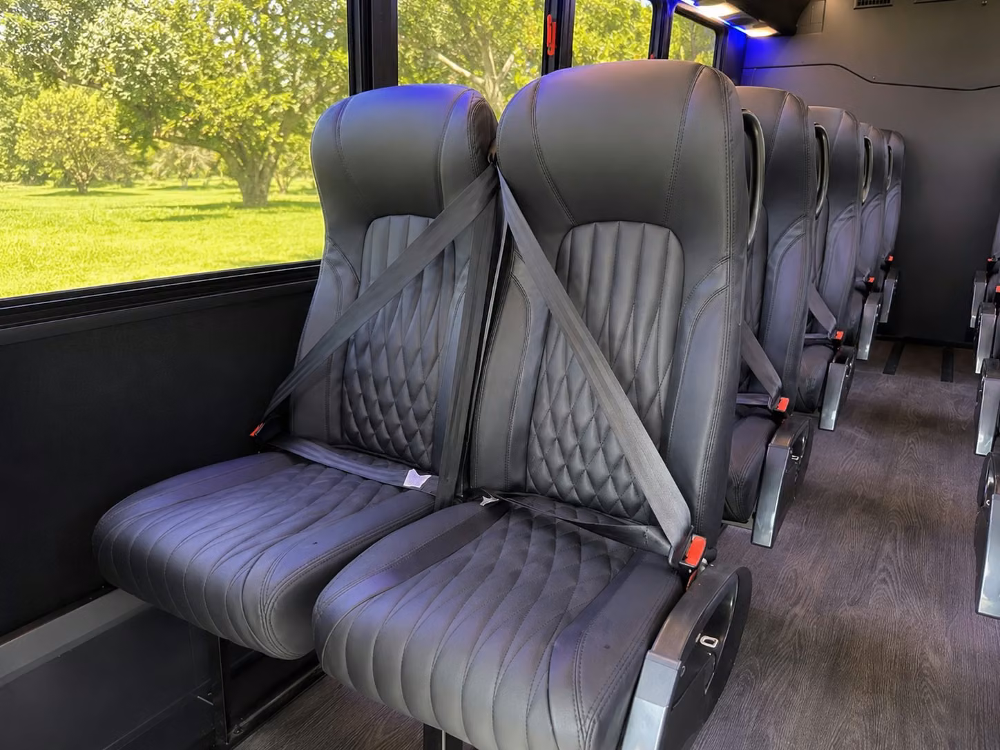 20 passenger minibus inside