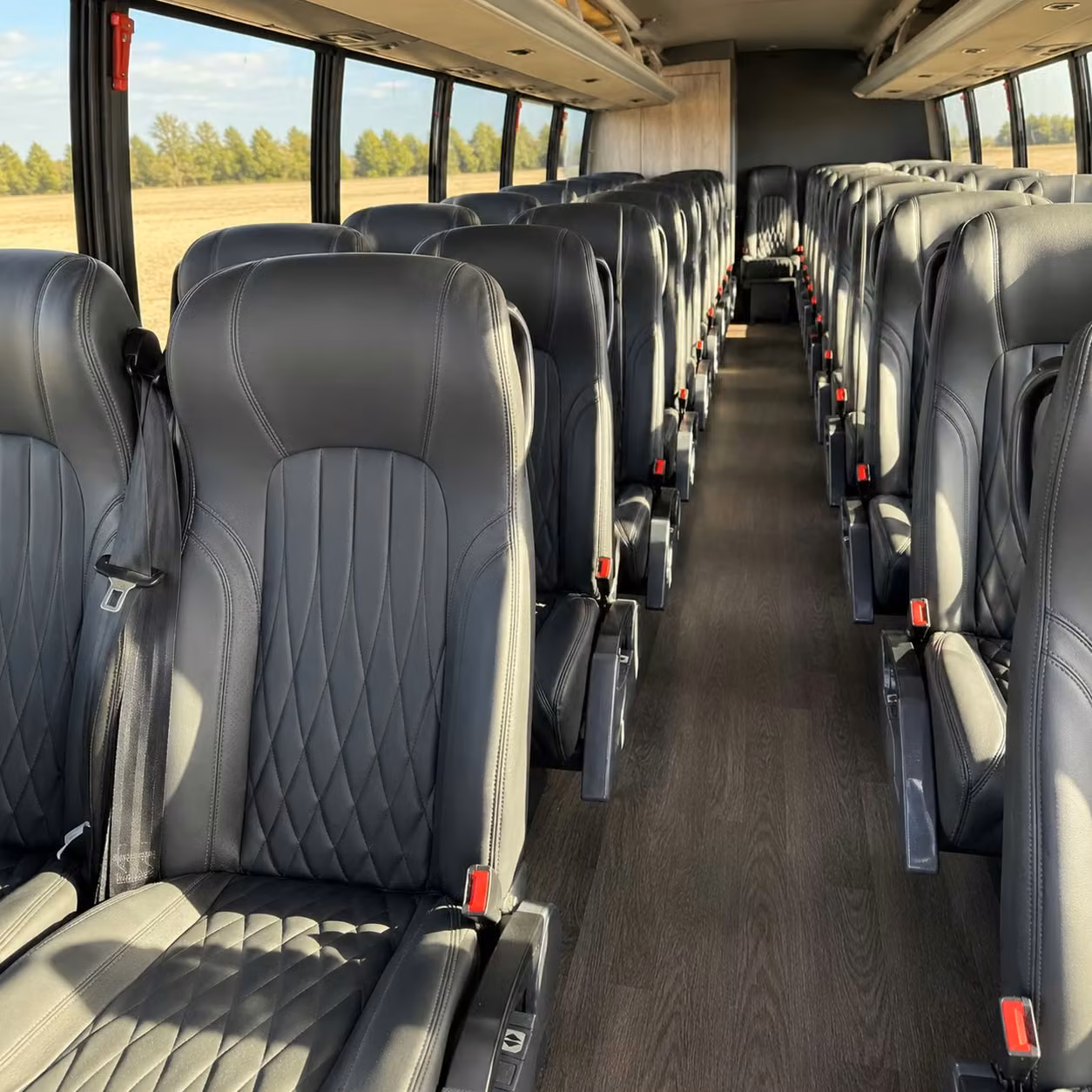 28 passenger minibus inside