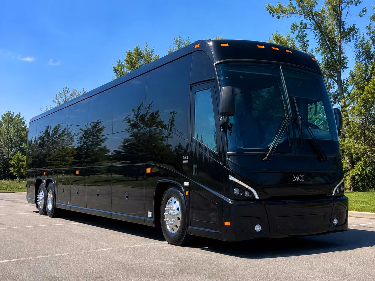 round rock charter bus rental exterior